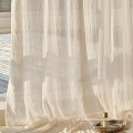 Blackout Shade Anti-gancho Herringbone Jacquard Curtain Sheer